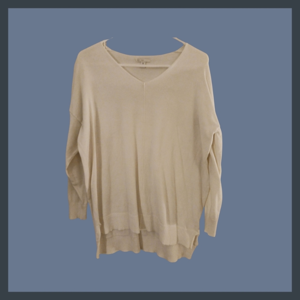 CATO white sweater medium